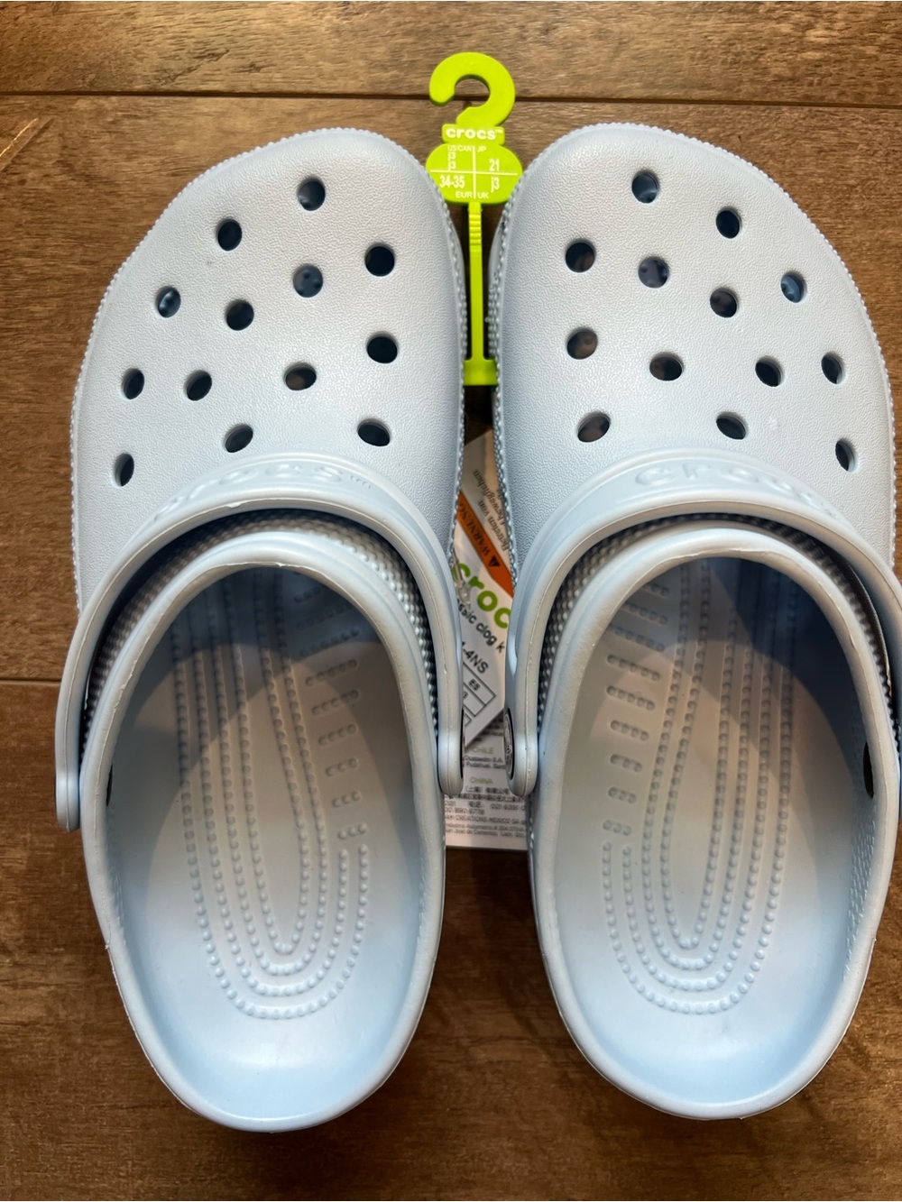 CROCS Kids Classic Clog in Pale Blue